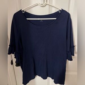 Kim Rogers Ruffle Sleeve T-Shirt
